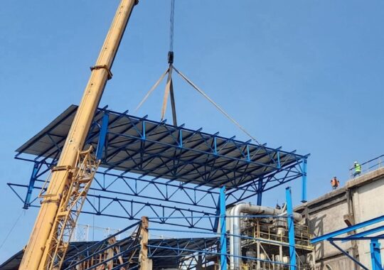 Çelik Konstrüksiyon Endüstriyel Çatı İmalat ve Montaj Projesi