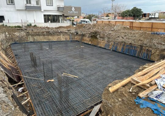 Yerinde Dönüşüm Projemizde Radye Temel Projesi!