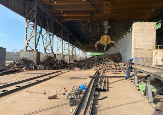 Hurda Holü Cep Ağızları Saha Betonu ve Yer Sacları Değişim Projesi