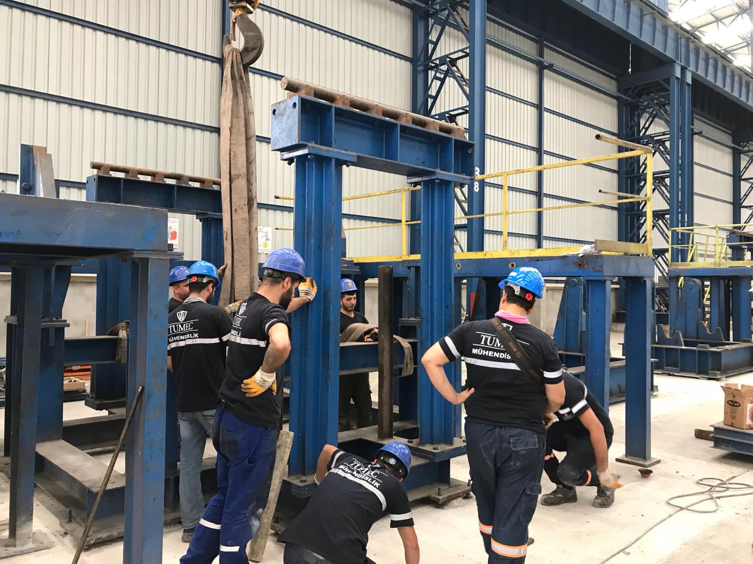 segment stand montaj işlemi